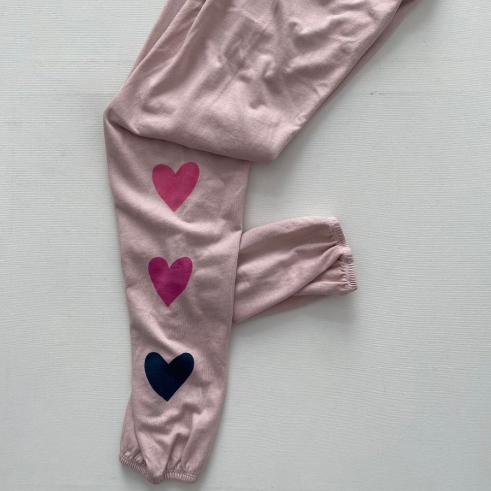 Sundry Drawcord Jogger Sweatpants Heart Print - Picture 4 of 4